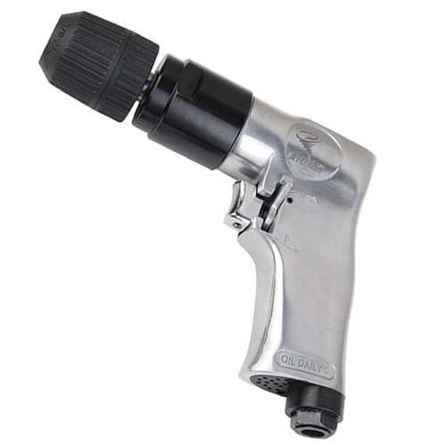 3//8" Reversible Air Drill with Keyless Chuck