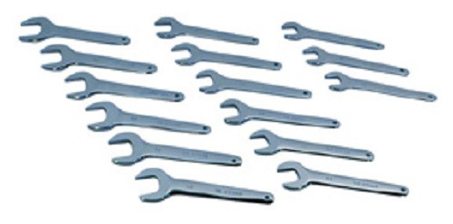 Metric Jumbo Service Wrench Set, 15 pc.