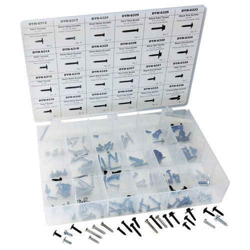 185 Pc. Master Universal Trim Screw Assortment