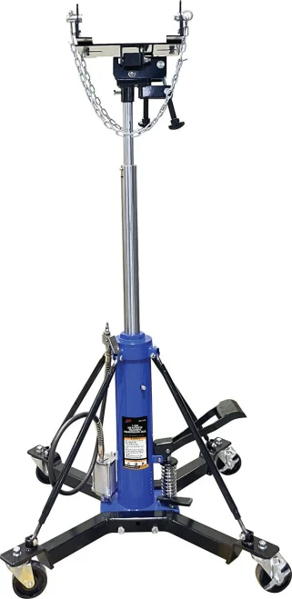 ATD‑7434B – 1‑Ton Air/Hydraulic Telescopic Transmission Jack