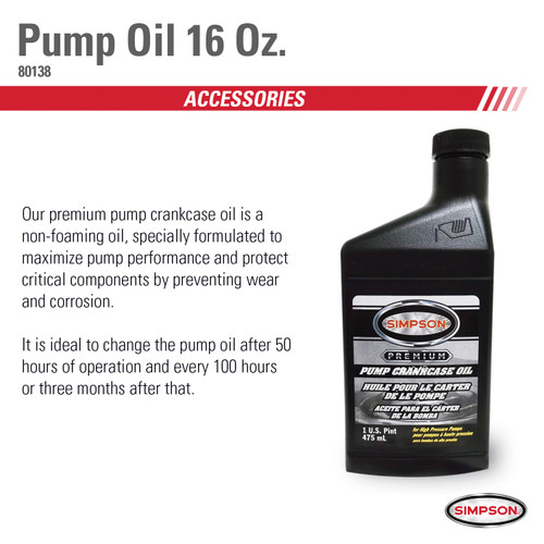 15W40 Pump Oil 80138