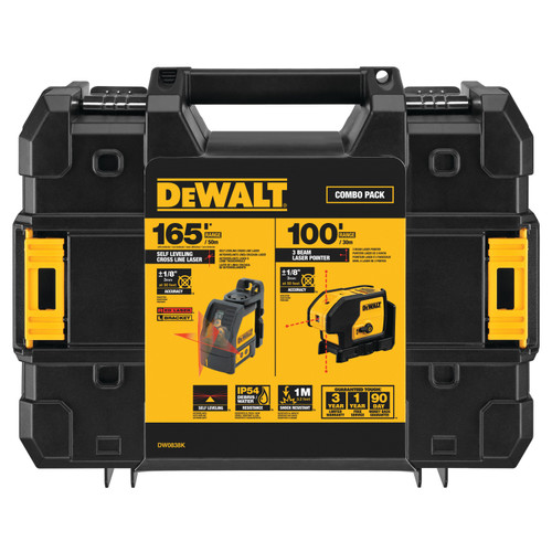 Dewalt DW0838K Red Line Laser Level & Spot Laser Combination Kit