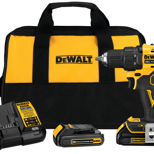 Dewalt DCD708C2 ATOMIC 20V MAX* Brushless Compact 1/2" Cordless Drill/Driver Kit