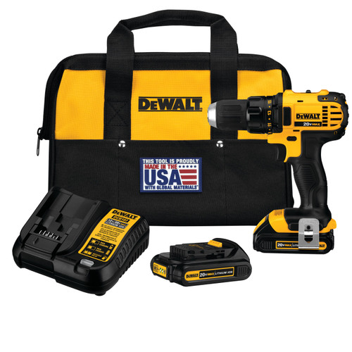 Dewalt DCD780C2 20V MAX* Lithium Ion Compact Drill/Driver Kit (1.5Ah)Dewalt DCD780C2 20V MAX* Lithium Ion Compact Drill/Driver Kit (1.5Ah)