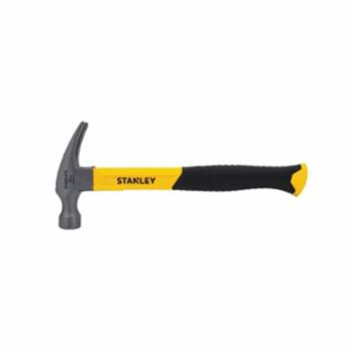 Claw Fiberglass Hammer, Steel, 13 in, 16 oz Head