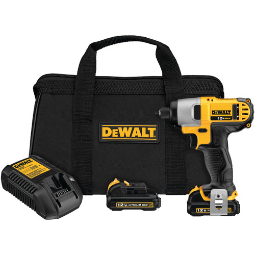 Dewalt DCF815S2 12V MAX* 1/4 in. Impact Driver Kit