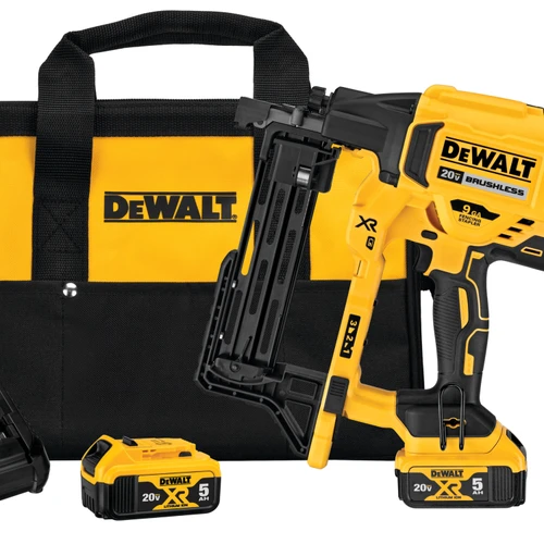 Dewalt DCFS950P2 20V MAX* XR Brushless 9 GA Cordless Fencing Stapler Kit (5.0Ah)