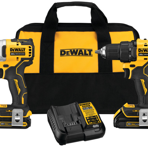 Dewalt DCK278C2 ATOMIC 20V MAX* Brushless Compact Drill/Driver & Impact Driver Combo Kit