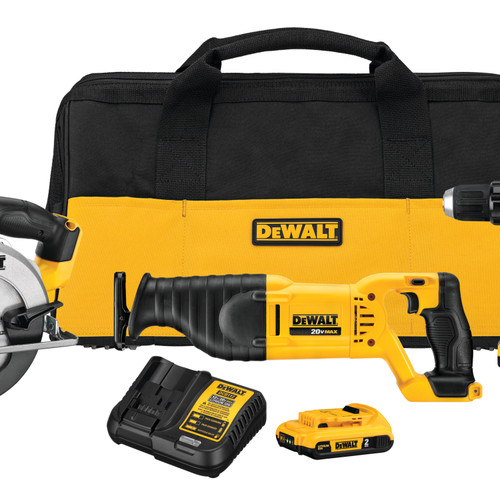 Dewalt DCK423D2 20V MAX* 4‑Tool Cordless Combo Kit (2.0Ah)