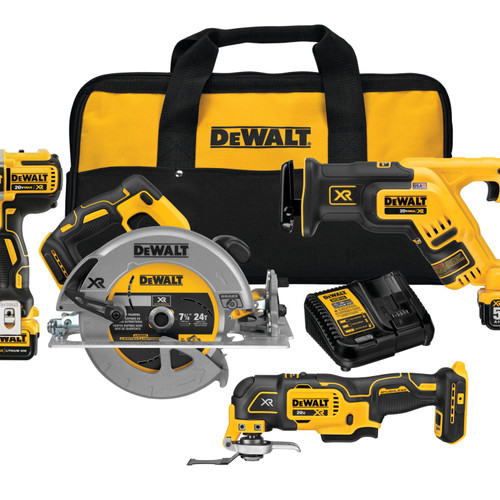 Dewalt DCK694P2 20V MAX* XR Brushless 6‑Tool Combo Kit (5.0Ah)