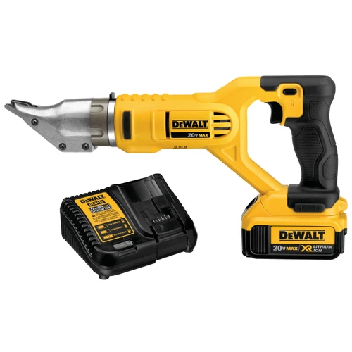 Dewalt DCS491M2 20V MAX* 18GA Swivel Head Double Cut Shear Kit (4.0Ah Batteries)