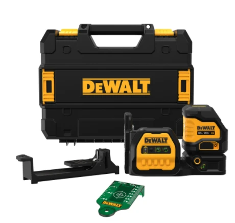 Dewalt DCLE34220GB 20V MAX* Cordless Cross Line Green Laser Kit