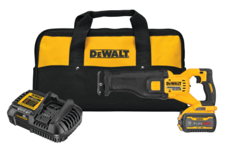 Dewalt DCS389X1 FLEXVOLT 60V MAX* Brushless Cordless Reciprocating Saw Kit
