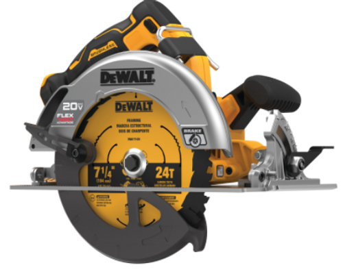 20V MAX* 7-1/4 IN. BRUSHLESS CORDLESS CIRCULAR SAW WITH FLEXVOLT ADVANTAGE (TOOL ONLY) DCS573B