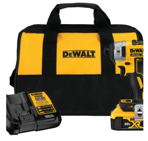 Dewalt DCF887P1 20V MAX* XR 1/4" 3‑Speed Impact Driver Kit