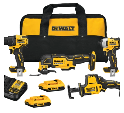Dewalt DCK489D2 ATOMIC 20V MAX* Brushless Cordless 4‑Tool Combo Kit