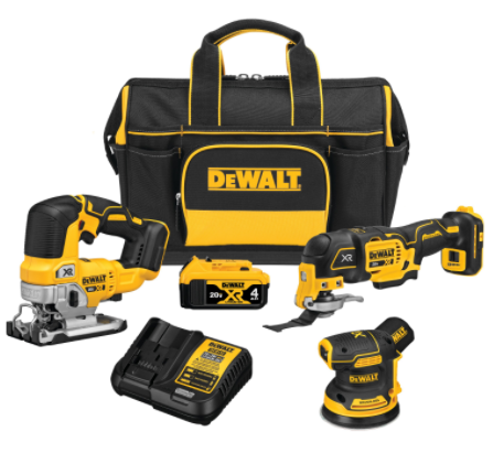 Dewalt DCKSS300M1 XR 20V MAX* Brushless 3‑Tool Woodworking Kit