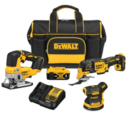 Dewalt DCKSS300M1 XR 20V MAX* Brushless 3-Tool Woodworking Kit