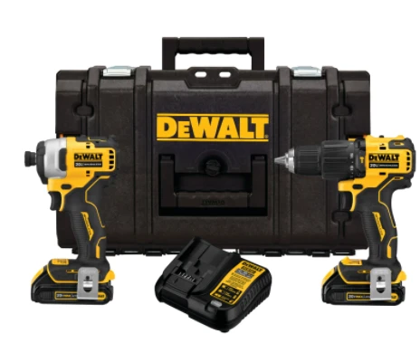 Dewalt DCKTS279C2 ATOMIC 20V MAX* Brushless Hammer Drill/Driver and Impact Driver Combo Kit with TOUGHSYSTEM