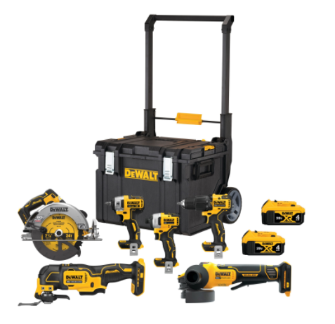 Dewalt DCKTS600M2 20V MAX* XR Brushless 6‑Tool Combo Kit with ToughSystem®