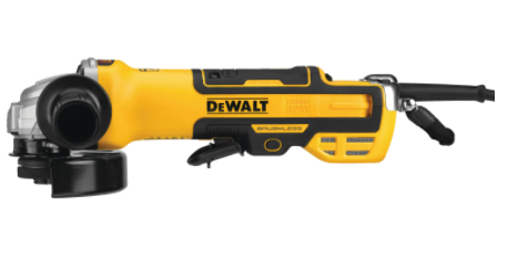 Dewalt DWE43214NVS 5" Brushless Paddle Switch Small Angle Grinder w/ Kickback Brake, No-Lock, Variable Speed