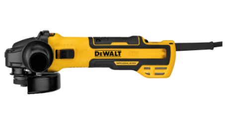 Dewalt DWE43231VS 5" Brushless Variable Speed Slide Switch Small Angle Grinder w/ Kickback Brake & Pipeline Cover