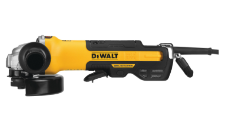 Dewalt DWE43244N 5"/6" Brushless Paddle Switch Small Angle Grinder w/ Kickback Brake, No Lock