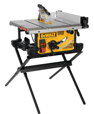Dewalt DWE7491X 10" Jobsite Table Saw w/ Scissor Stand