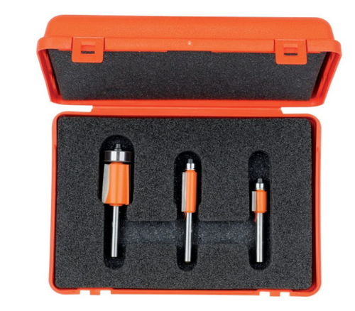 CMT 806.001.11,3 Piece Flush Trim Bit Set