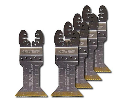 CMT OMM16-X5,45mm Extra-Long Life Plunge and Flush-Cut for Wood and Metal,5 Piece Pack