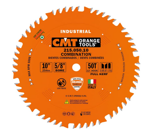 CMT 215.050.10,10'',Industrial Combination Circular Saw Blades