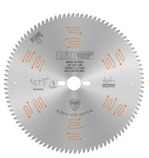 CMT 281.681.10M,9'' + 27/32'',Laminated and Chipboard Circular Saw Blades