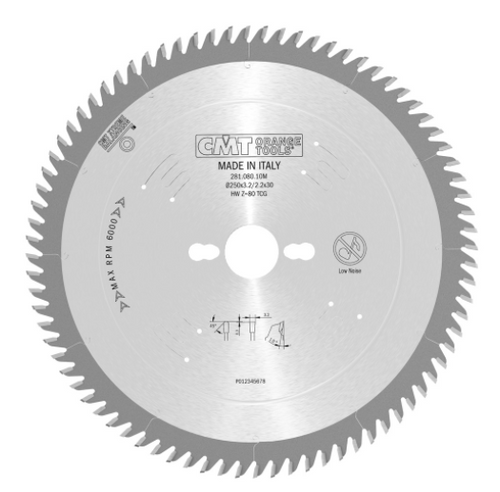 CMT 281.060.10M,9'' + 27/32'',Industrial Laminated And Chipboard Circular Saw Blades