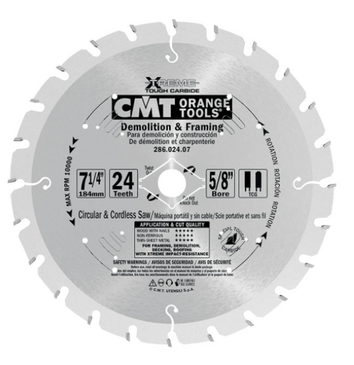 CMT 286.024.14,13'' + 31/32'',ndustrial XTreme Demolition & Rescue Saw Blades