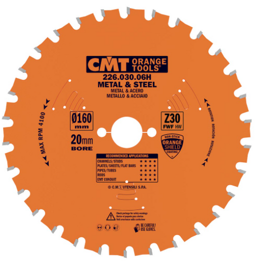 CMT 226.030.05,5'' + 3/8''Industrial Dry Cutter Circular Saw Blades