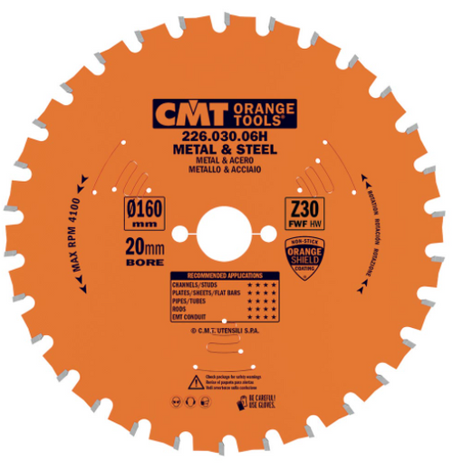 CMT 226.048.08M,8'' + 17/64'',Industrial Dry Cutter Circular Saw Blades