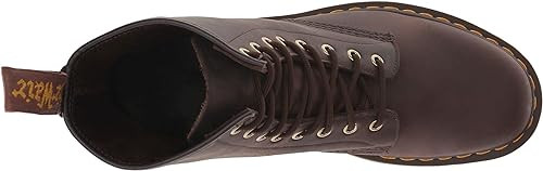 6 in Lace-Up Crazy Horse Brown Leather Boots