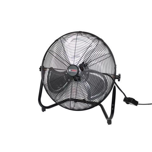 20" High Velocity Industrial Floor Fan w/wall mount