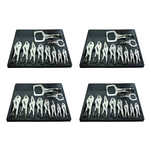 4-Pack of 10pc Locking Pliers Set