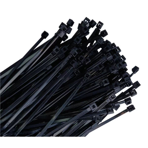 5-PACK Wire Tie 11" Black 100/bag 50lb Tensile