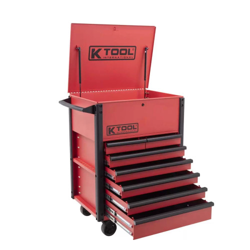 Premium 7 Drawer 750 lb. Service Cart (Matte Red)