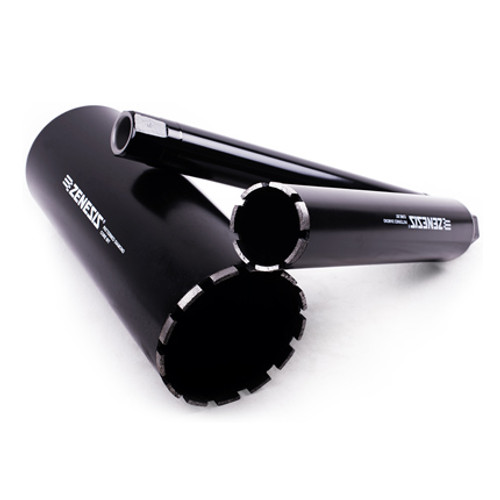 Diamond Vantage 3" X .155" X 1¬-7" Soft Bond ZENESIS Core Bit, 10mm (black)