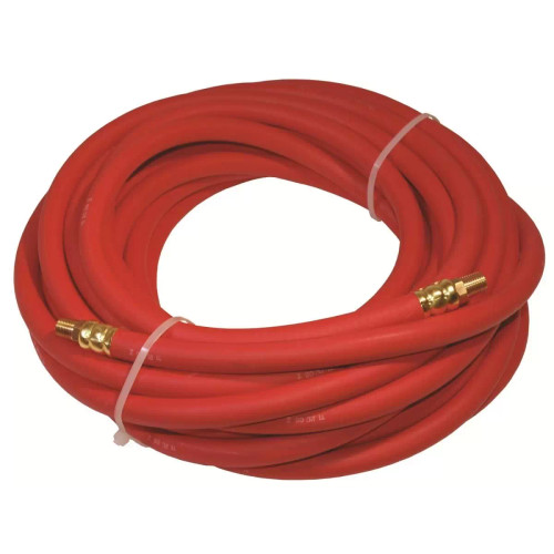 3/8 in x 35 ft. - 1/4 in. MNPT Rubber Air Hose, Re