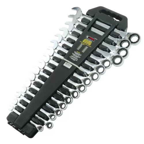 K Tool International 7-piece Metric Ratcheting Wrench Set