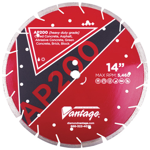 Diamond Vantage AP200 14 x .125 x 20mm All-Purpose Blade