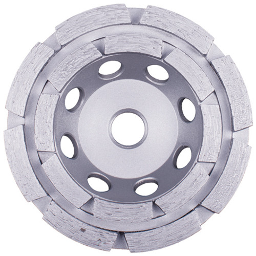 Diamond Vantage 4-1/2 x 7/8-5/8 inch Double Row Cup Wheel, X1 Heavy Duty Grade