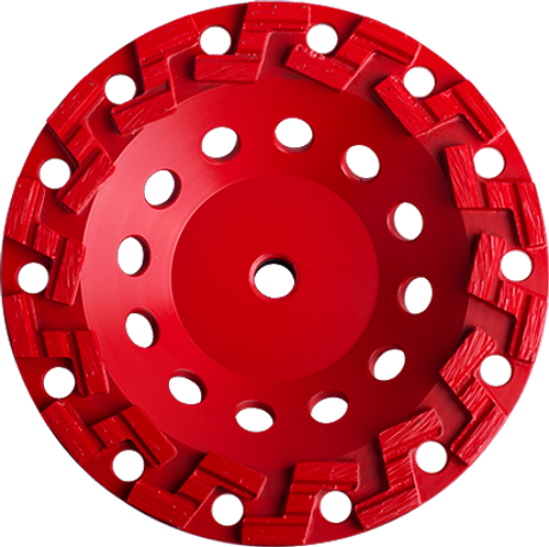 Diamond Vantage 7" x 5/8-11", S Cup Wheel, X3 Supreme Grade #60/80, w/ Longer Hub (17mm)