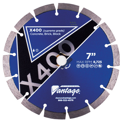 Diamond Vantage 6 x .095 x 7/8-5/8 General Purpose, Supreme Grade, Segmented Blade