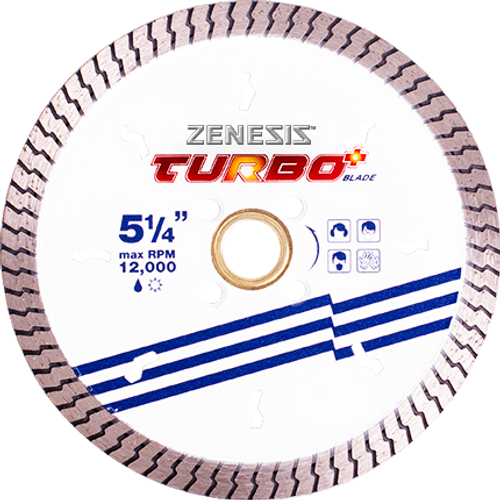 Diamond Vantage 4-1/2 x .10 x 7/8-5/8 & 20mm ZENESIS Turbo Blade