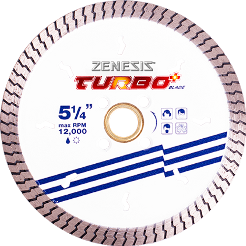 Diamond Vantage 4-1/2 x .087 x 7/8-5/8 & 20mm ZENESIS Z-Turbo Blade